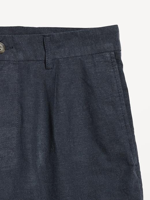 Slim Linen-Blend Chino Shorts -- 7-inch inseam Product Image