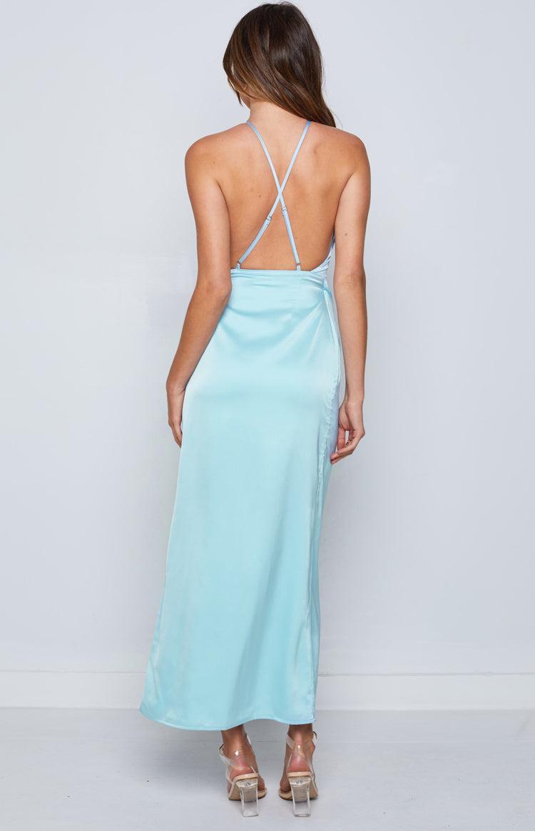 Amia Blue Maxi Formal Dress Product Image