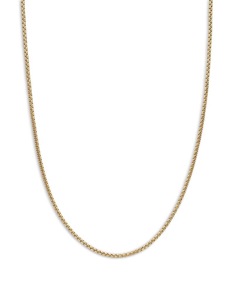 David Yurman Box Chain Necklace in 18K Yellow Gold 18, 1.7mm Product Image