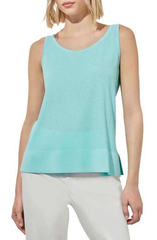 Ming Wang V-Neck Side Slit Tank Product Image