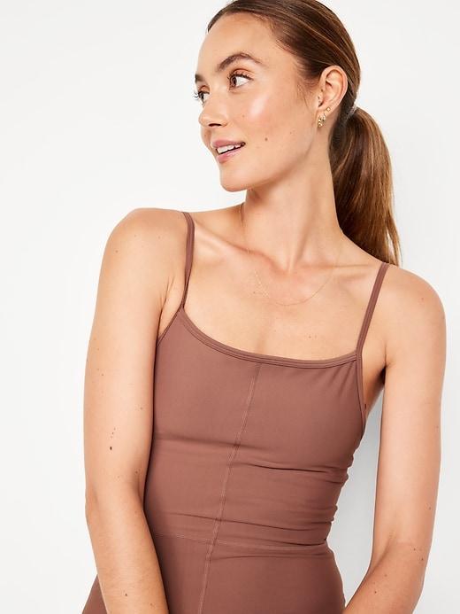 PowerSoft Ribbed 7/8 Cami Bodysuit Product Image