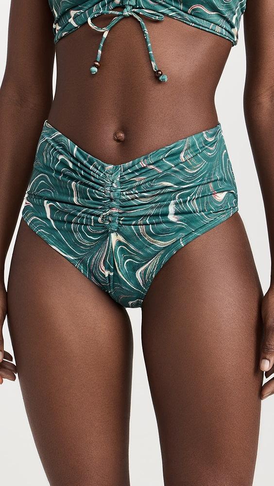 Sea Amara Marble Print Bikini Bottoms | Shopbop Product Image