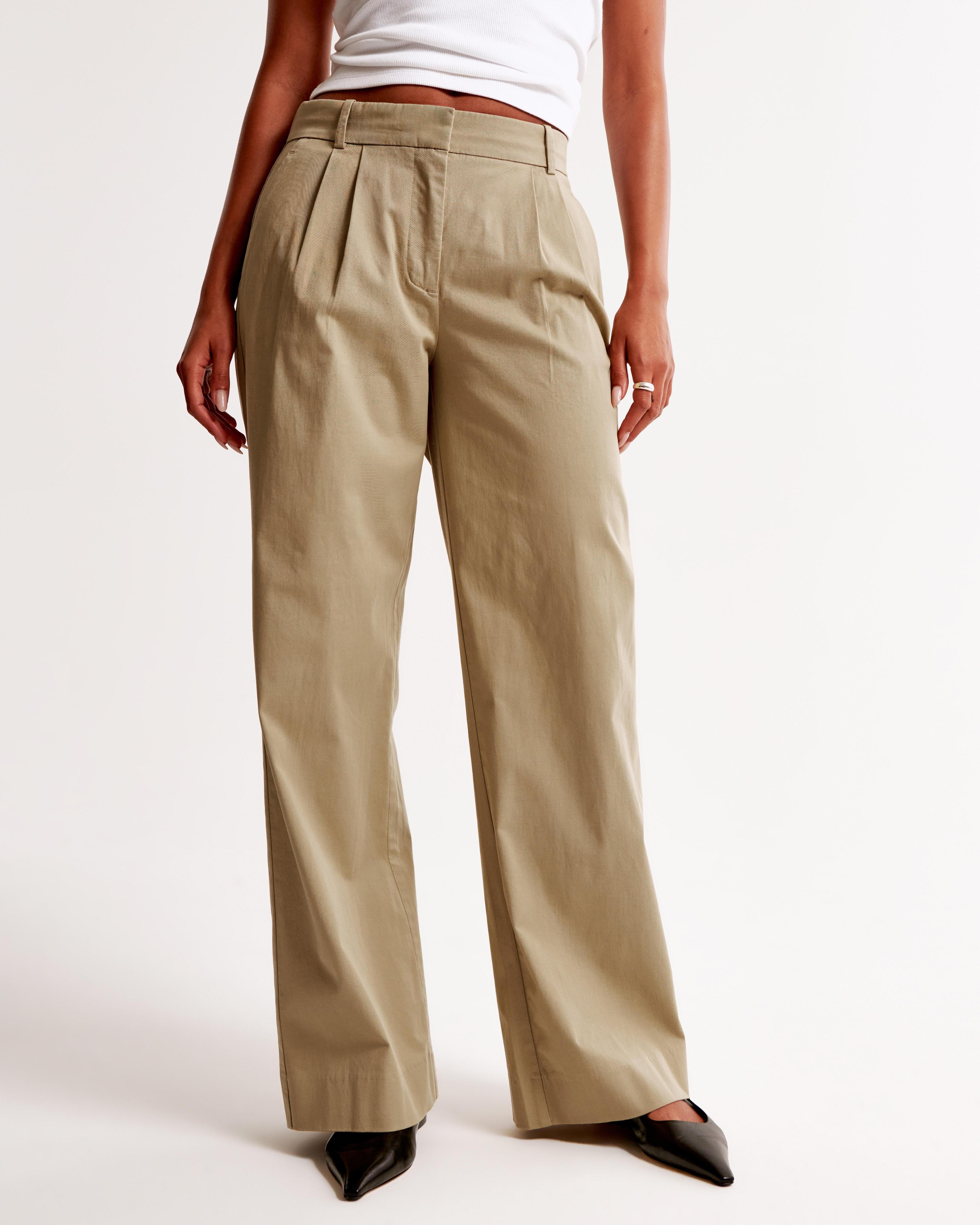 A&F Sloane Low Rise Tailored Twill Pant Product Image