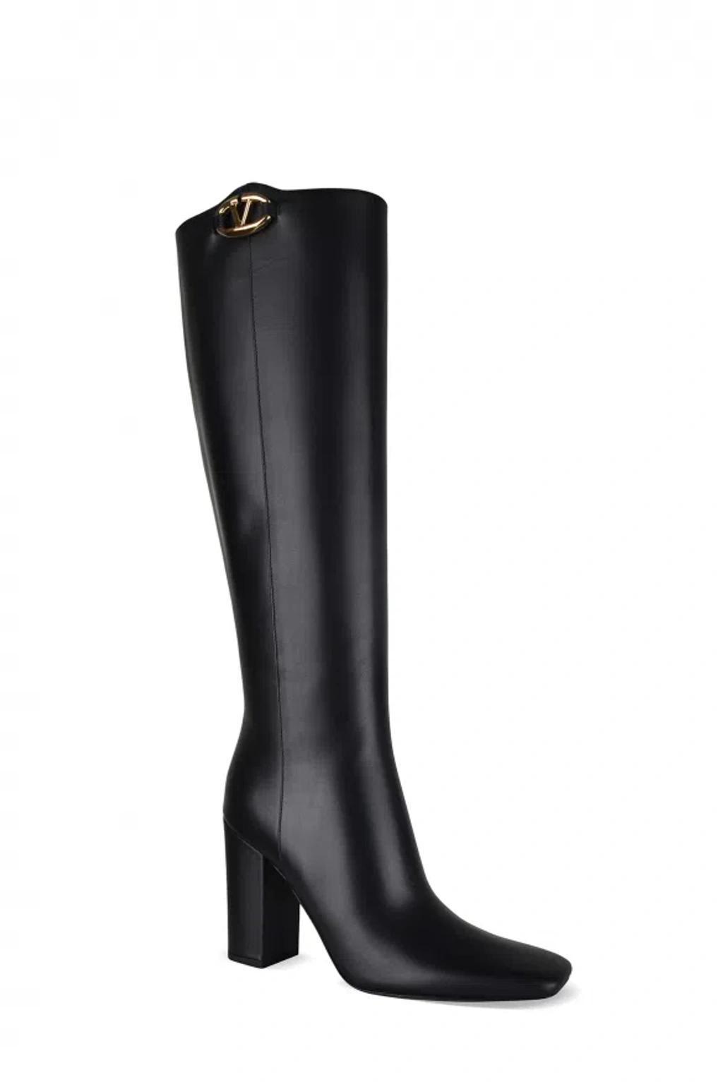 VALENTINO GARAVANI Vlogo Boots In Black Product Image