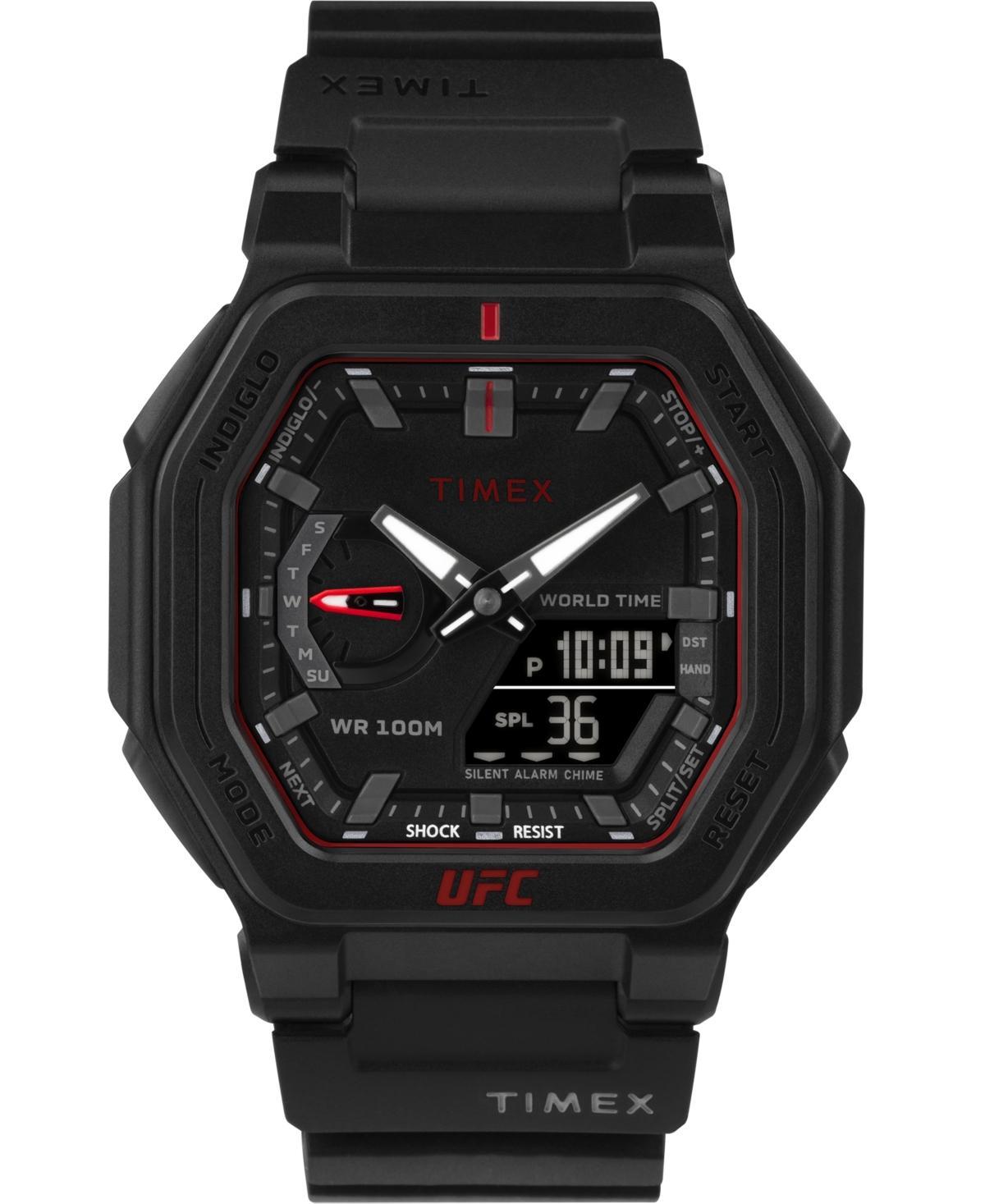 Timex Ufc Mens Quartz Colossus Resin Black Watch, 45mm Product Image