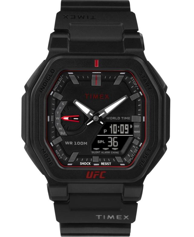 Timex Ufc Mens Quartz Colossus Resin Black Watch, 45mm Product Image