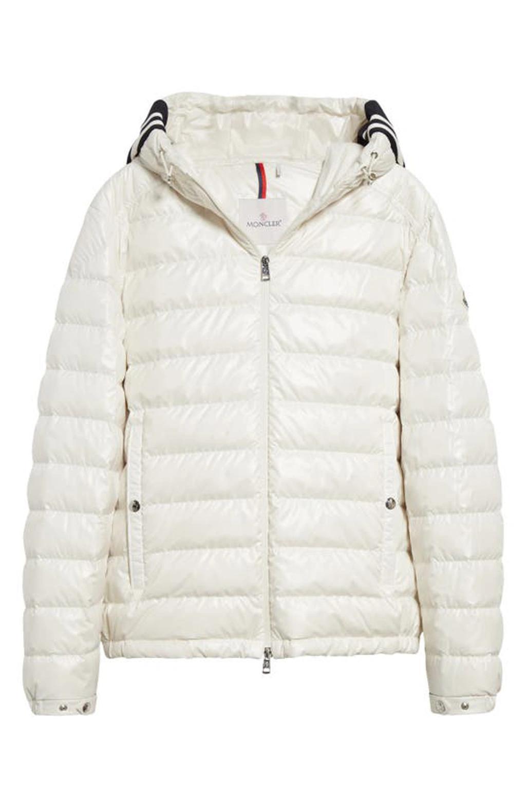 MONCLER Off-white Cornour Down Jacket In Silk White Product Image