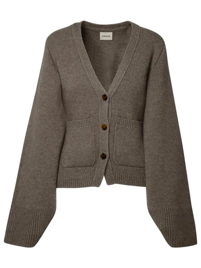 Camel Cashmere Icon Cardigan In Nude & Neutrals Product Image