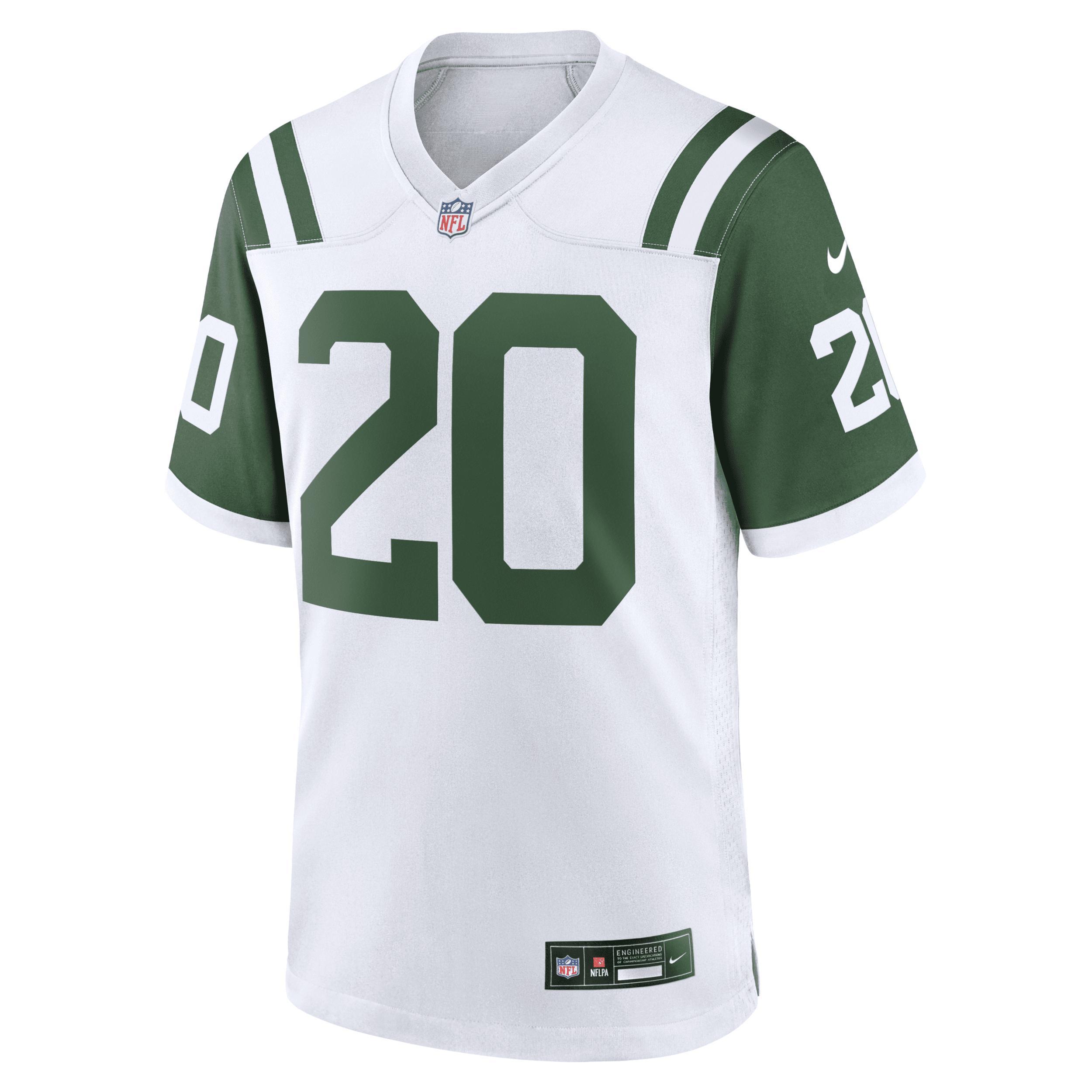 Breece Hall New York Jets Nike Mens NFL Game Football Jersey Product Image