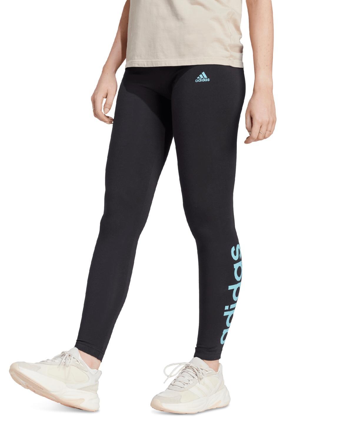 Adidas Womens LOUNGEWEAR Essentials High-Waisted Logo Leggings Product Image