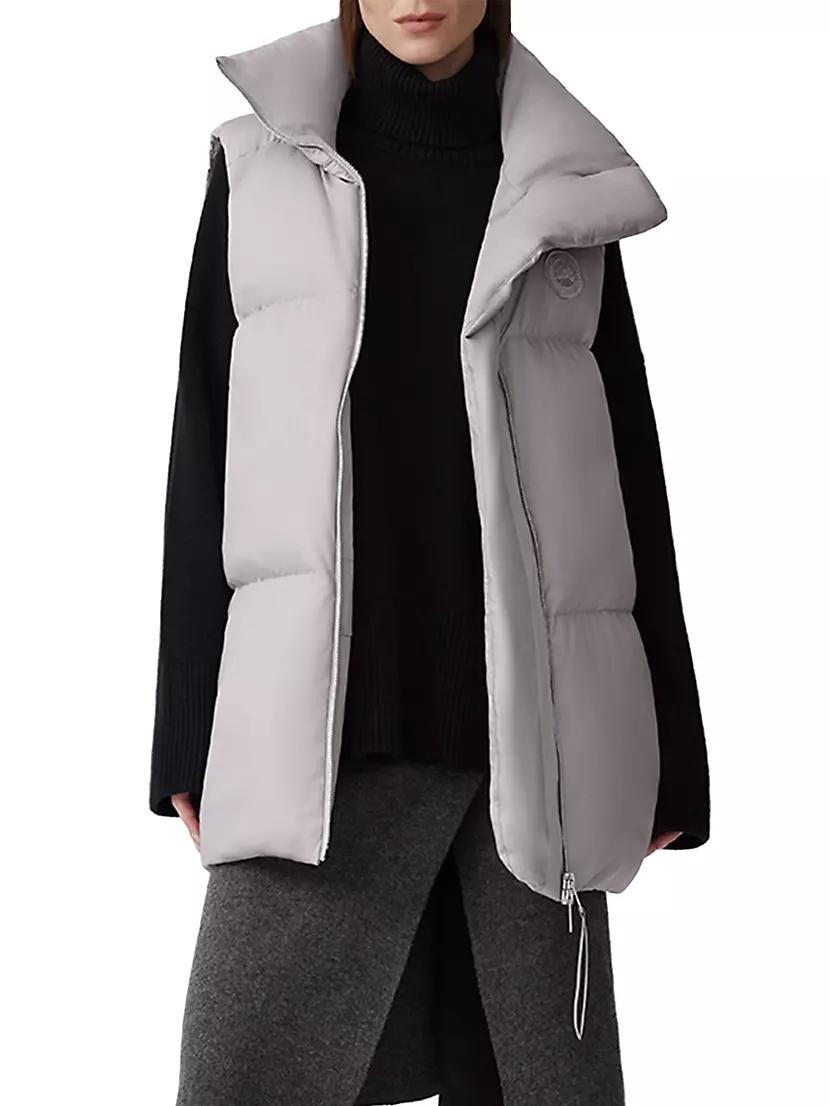 Garnet Oversized Down Vest Product Image