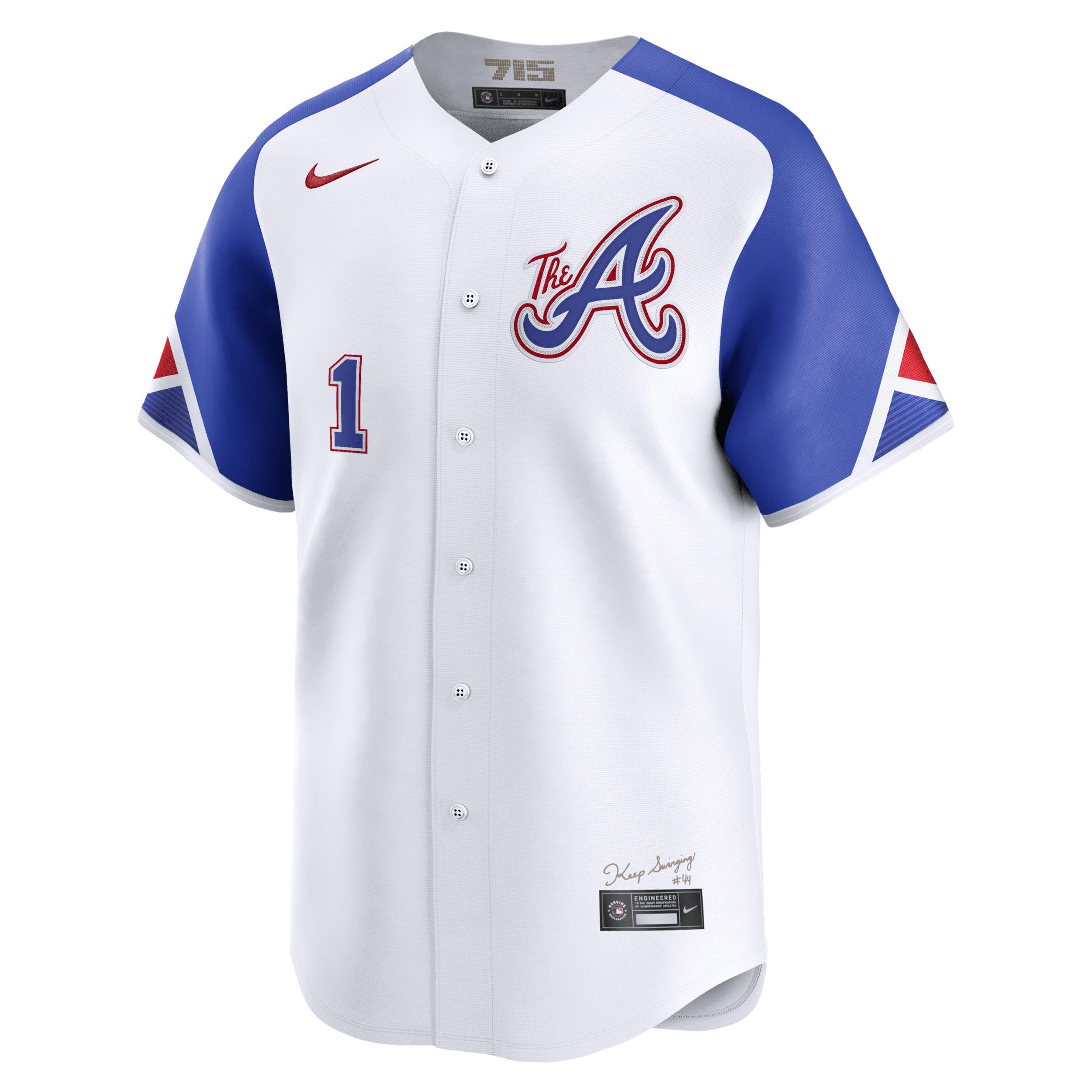 Ozzie Albies Atlanta Braves City Connect Nike Mens Dri-FIT ADV MLB Limited Jersey Product Image