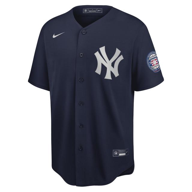 Mens Nike Derek Jeter New York Yankees 2020 Hall of Fame Induction Alternate Replica Player Jersey Blue Product Image