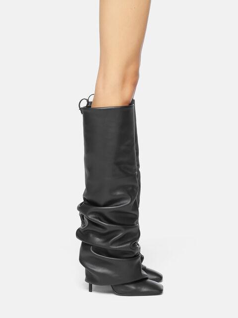 ''Rea'' black tube boot Product Image