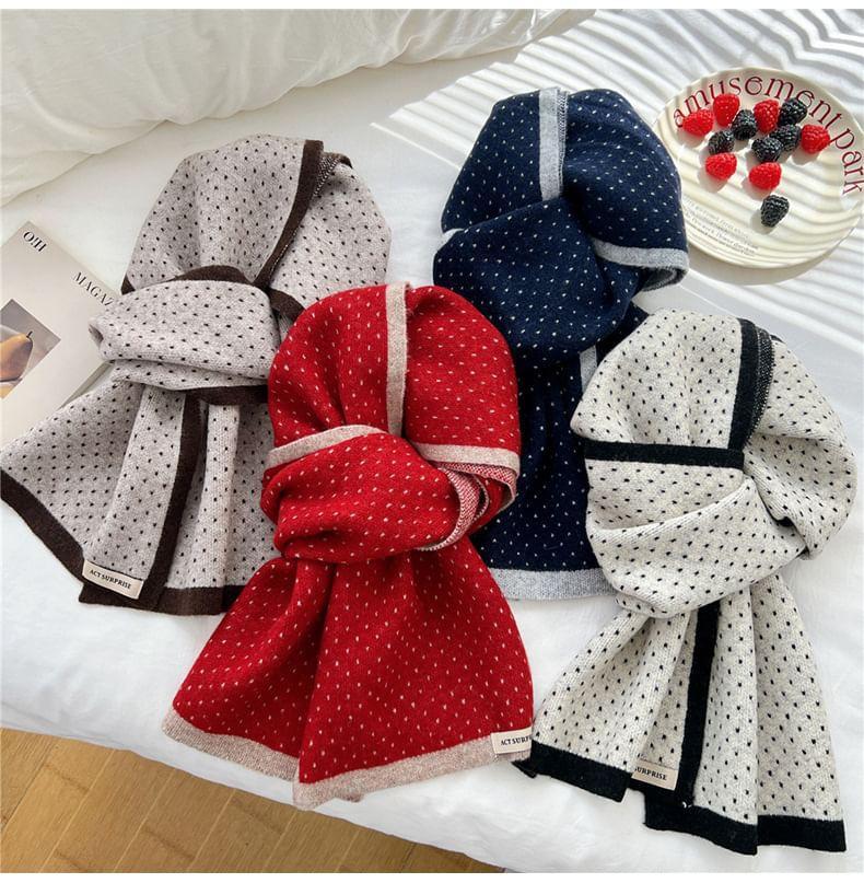 Dotted Knit Scarf product image