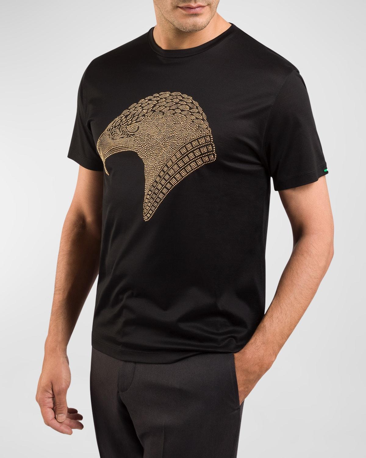 Mens Eagle Crewneck T-Shirt Product Image