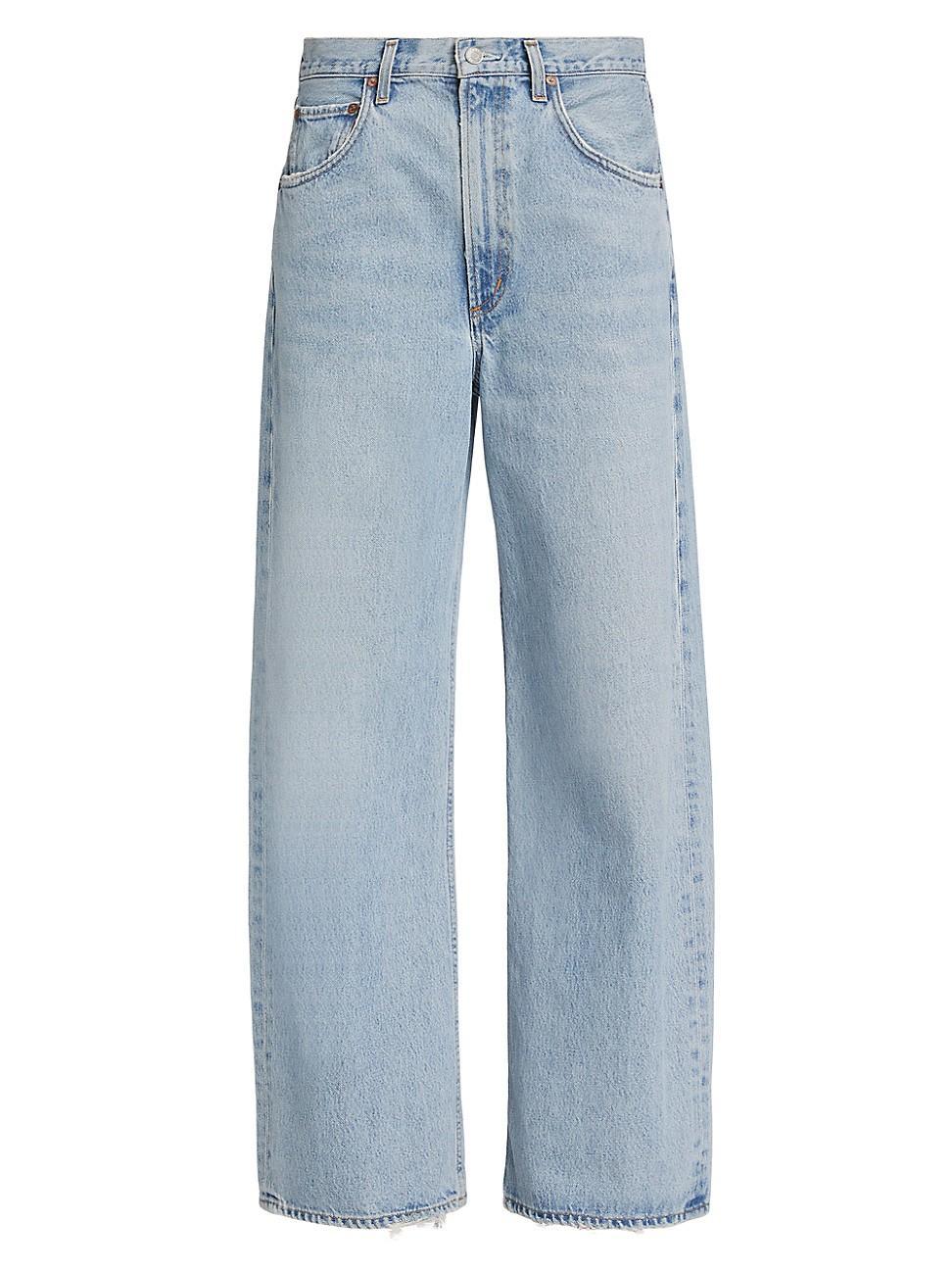 Womens Low Curve Mid-Rise Jeans Product Image