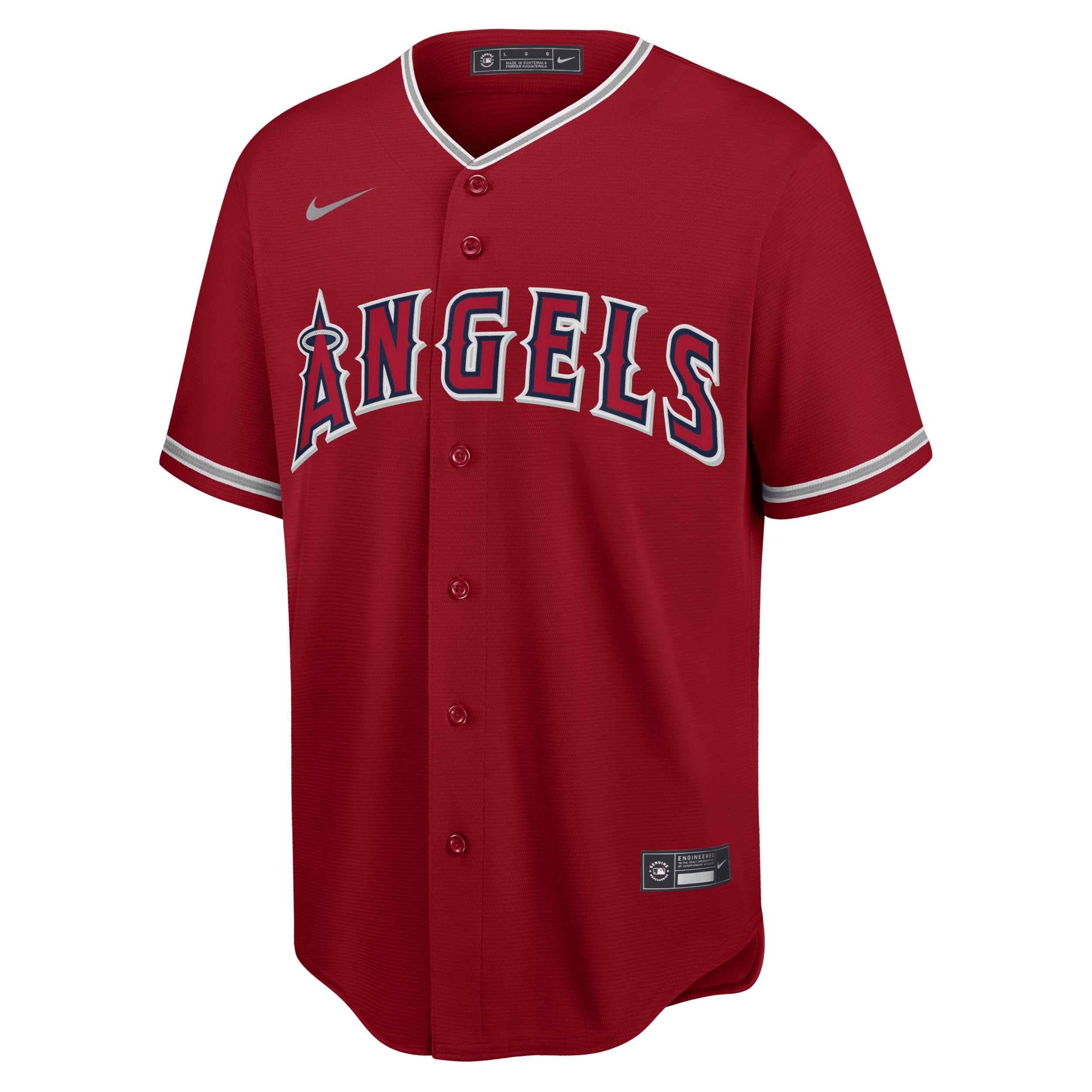 Mens Nike Mike Trout Los Angeles Angels Alternate Replica Player Name Jersey Product Image