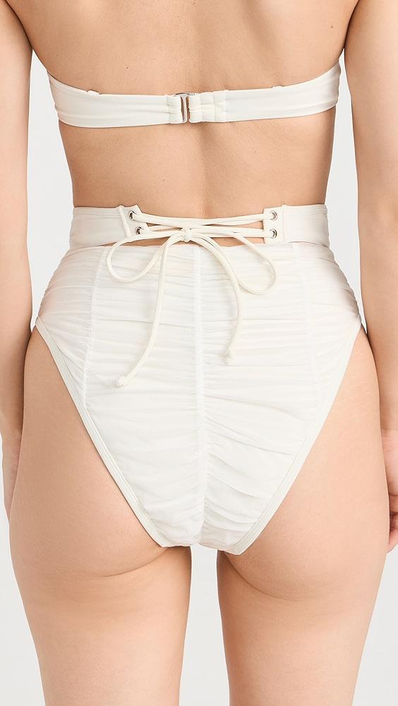 Andrea Iyamah Capa Mesh Bikini Bottoms | Shopbop Product Image