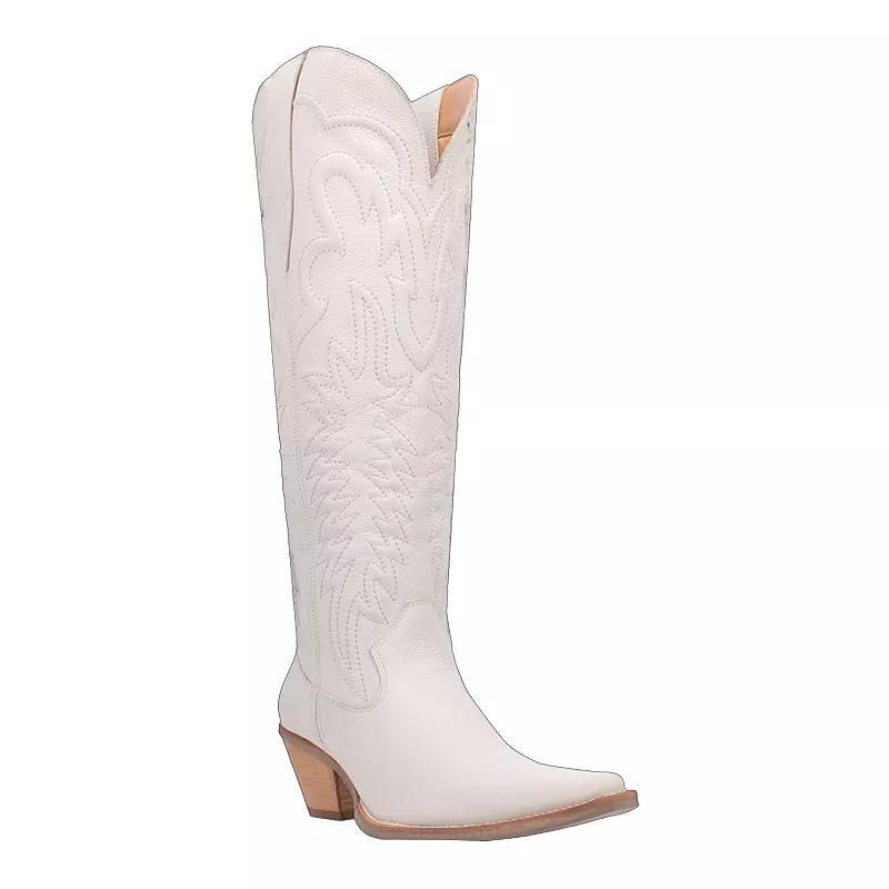 Dingo Raisin Kane Embossed Leather Tall Western Boots Product Image