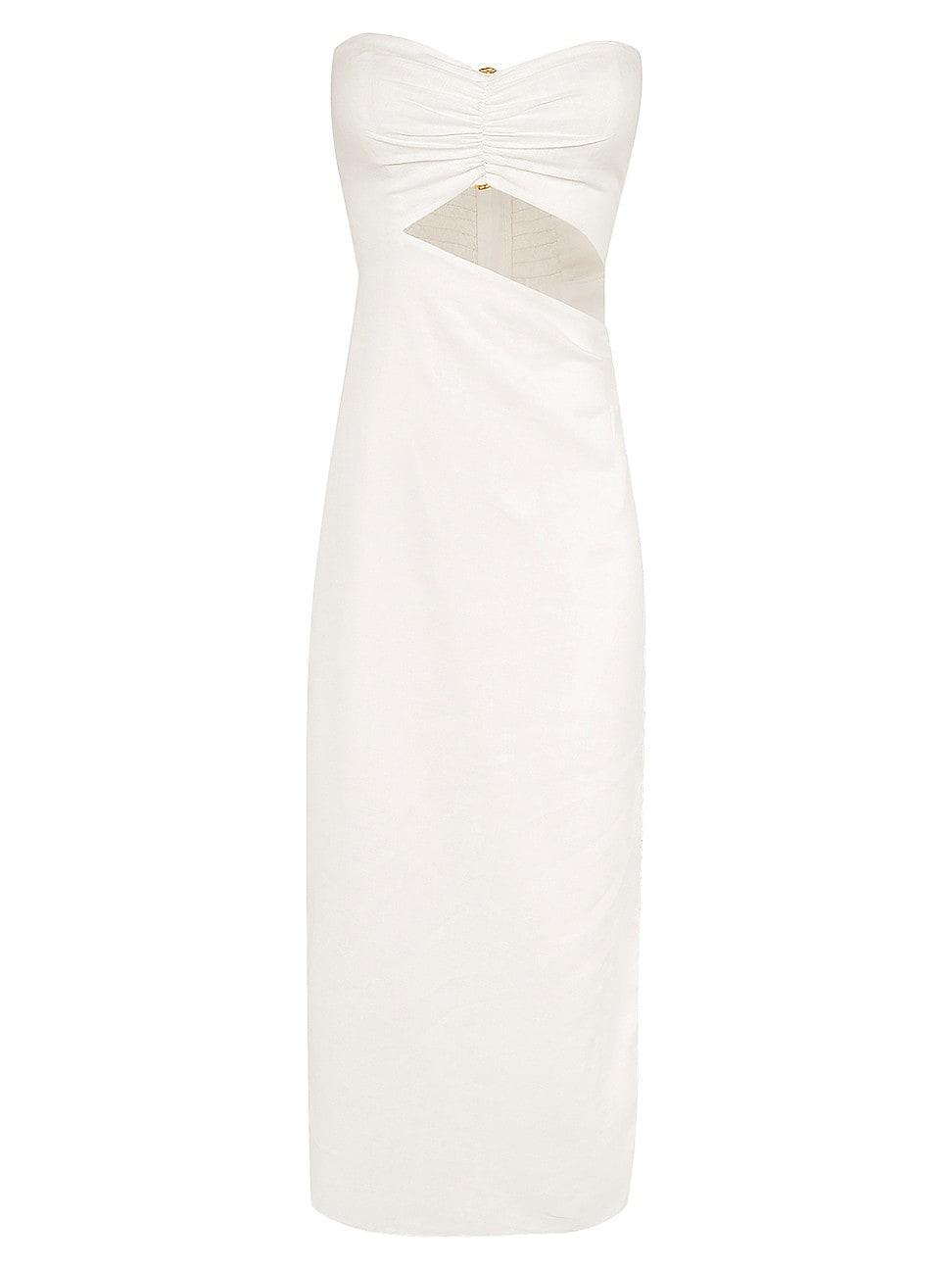 Solid Sonny Detail Midi Dress Product Image