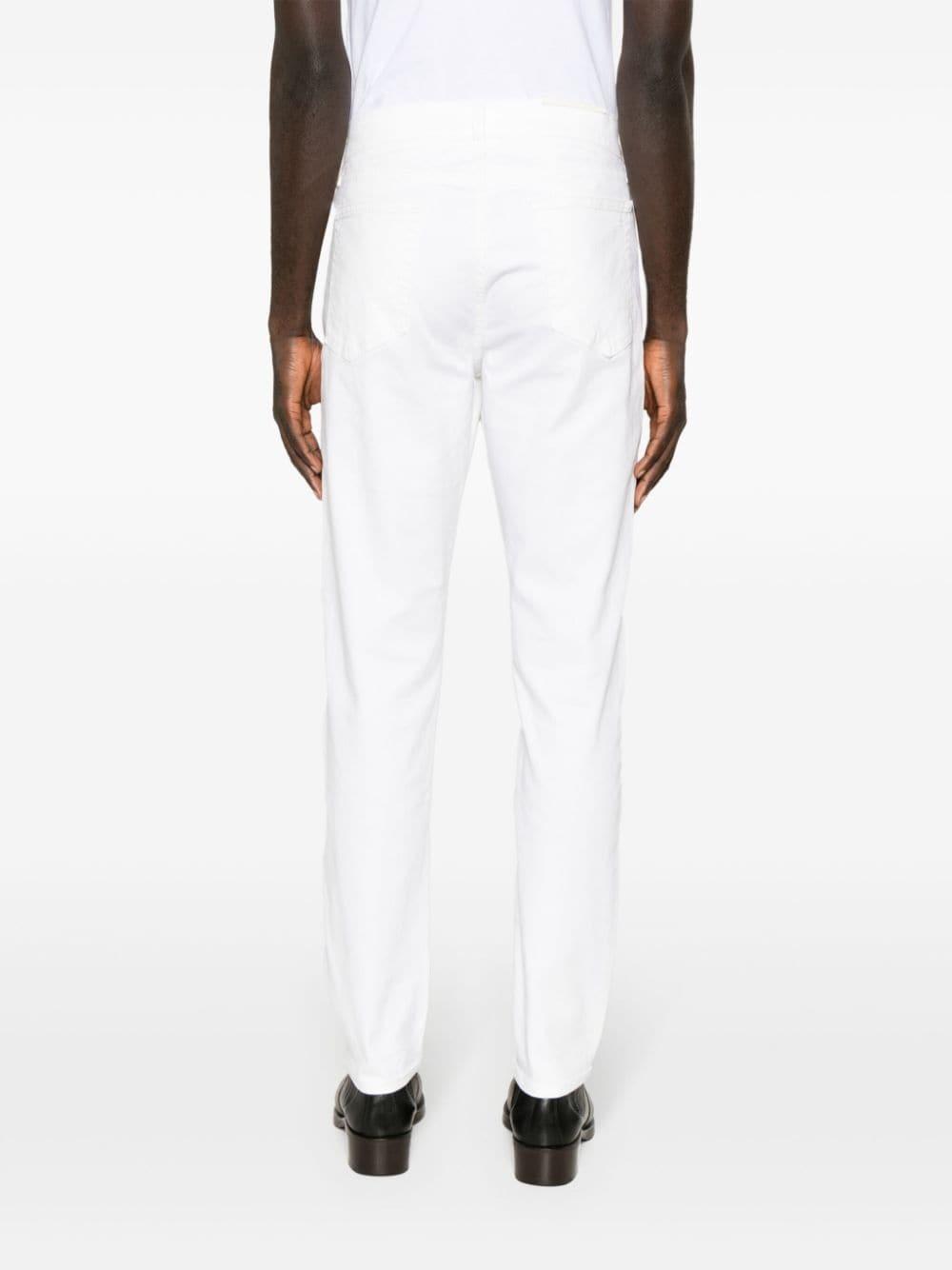 Fit 2 Mid-rise Slim-fit Jeans In White Product Image