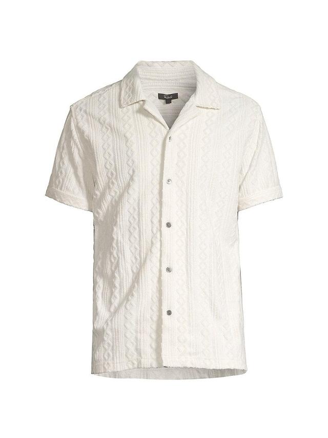 Mens Maverick Textured Camp Shirt Product Image