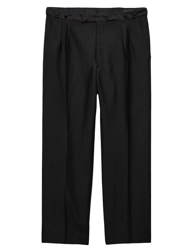 Mens Mohair Wool Trousers Product Image