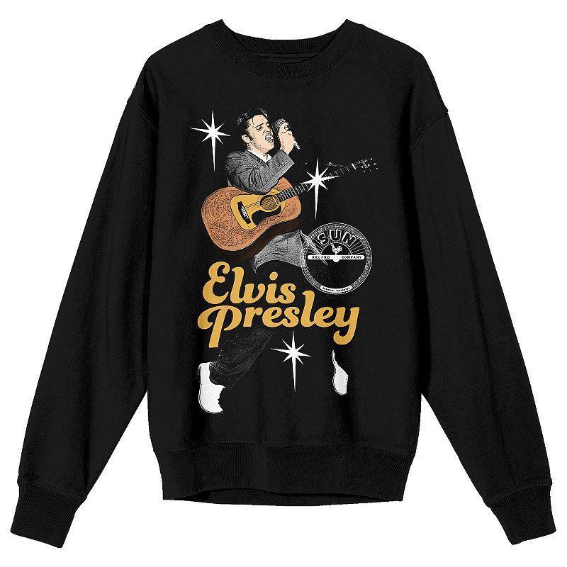 Mens Sun Records Elvis Presley Long Sleeve Graphic Tee Product Image