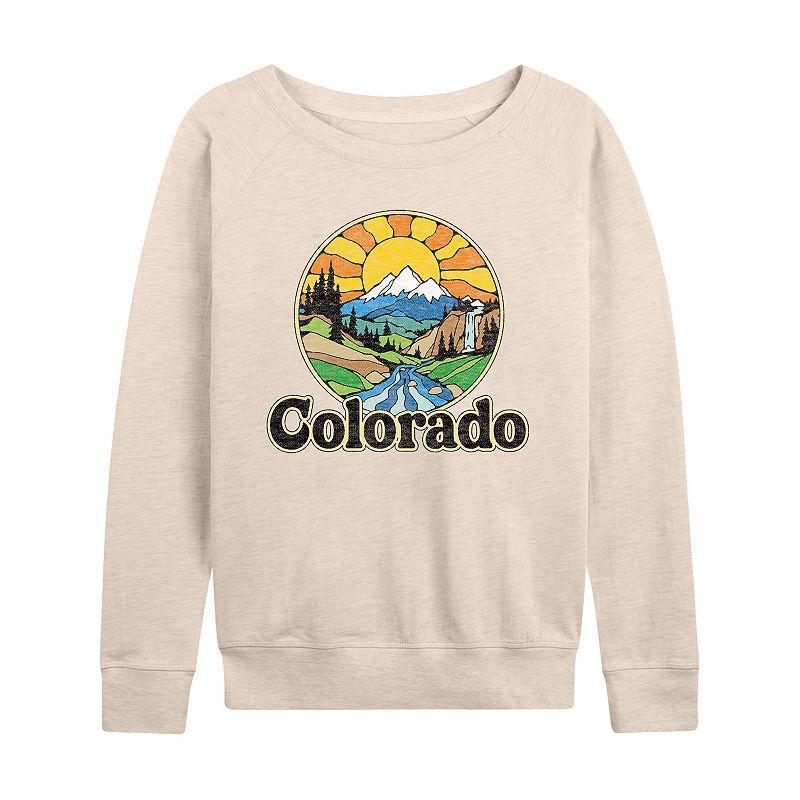 Womens Groovy Colorado Lightweight French Terry Sweatshirt, Girls Product Image