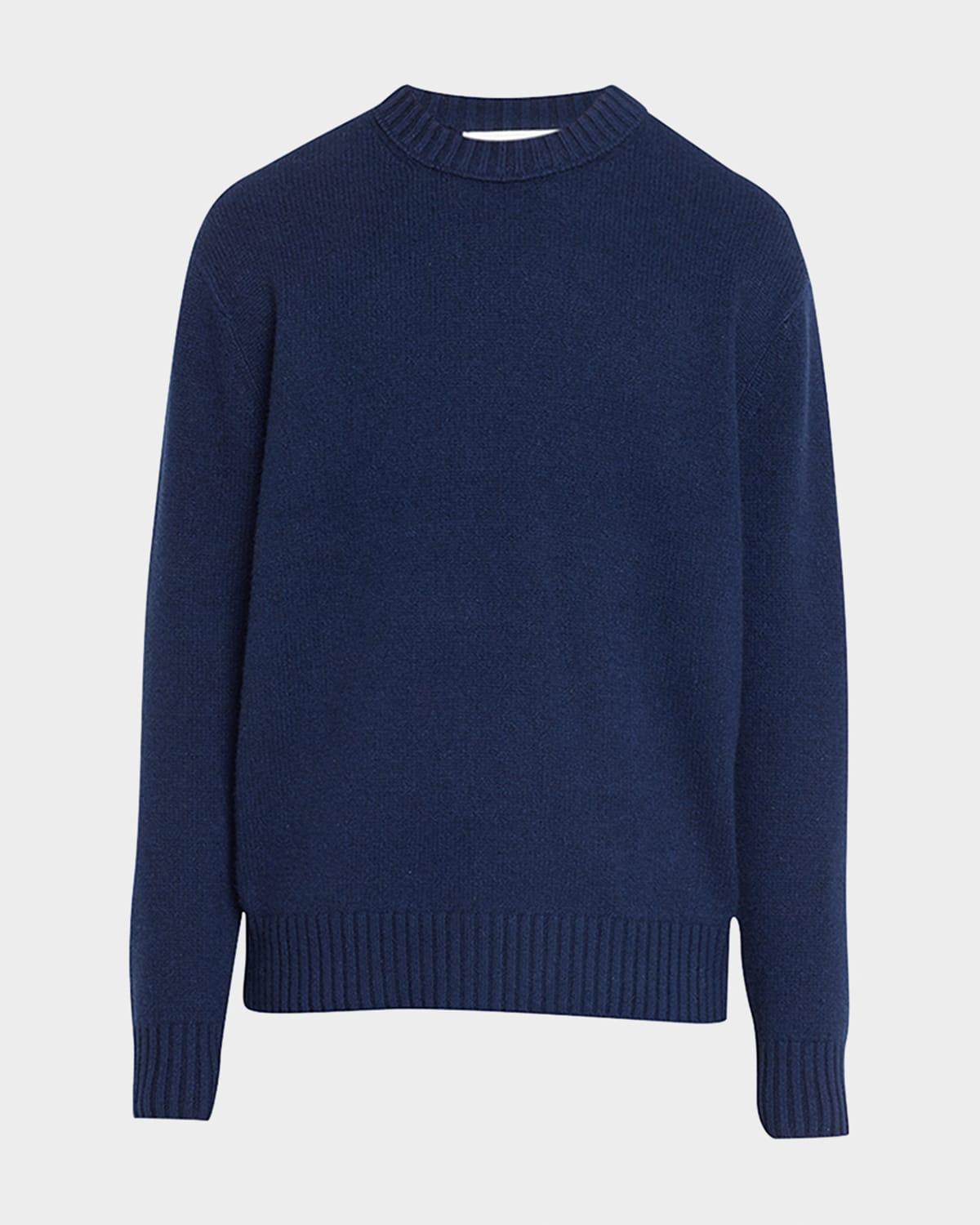 Mens Cashmere Knit Sweater Product Image