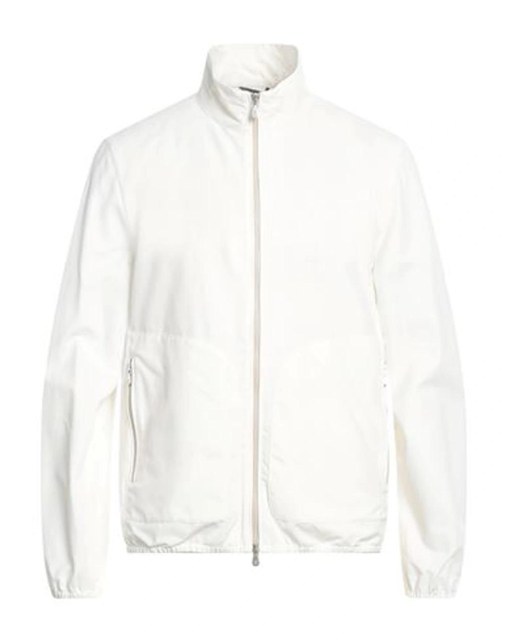 BRUNELLO CUCINELLI Man Jacket White Size 38 Cotton, Nylon Product Image