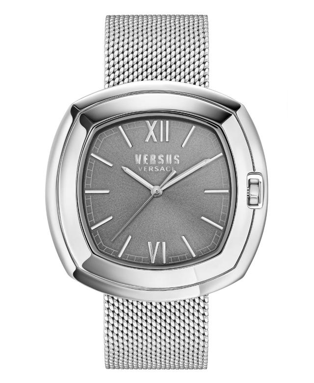 Versus By Versace Mens U and Me Quartz Analog Stainless Steel Mesh Bracelet Watch Product Image