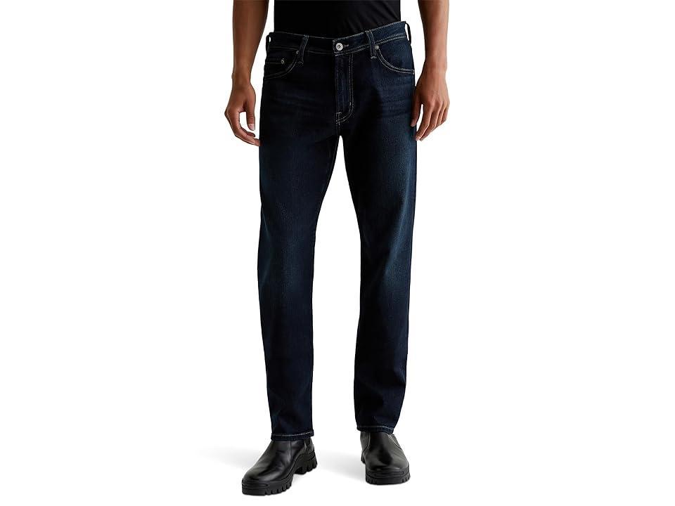 Mens Graduate Mid-Rise Straight-Leg Jeans Product Image