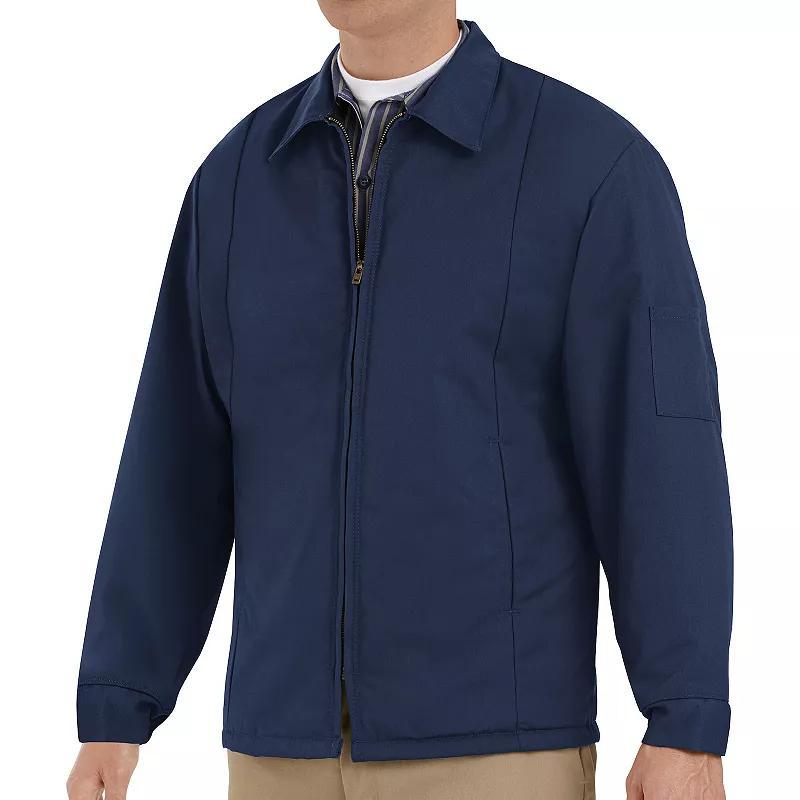 Mens Red Kap Perma-Lined Panel Jacket Blue Product Image