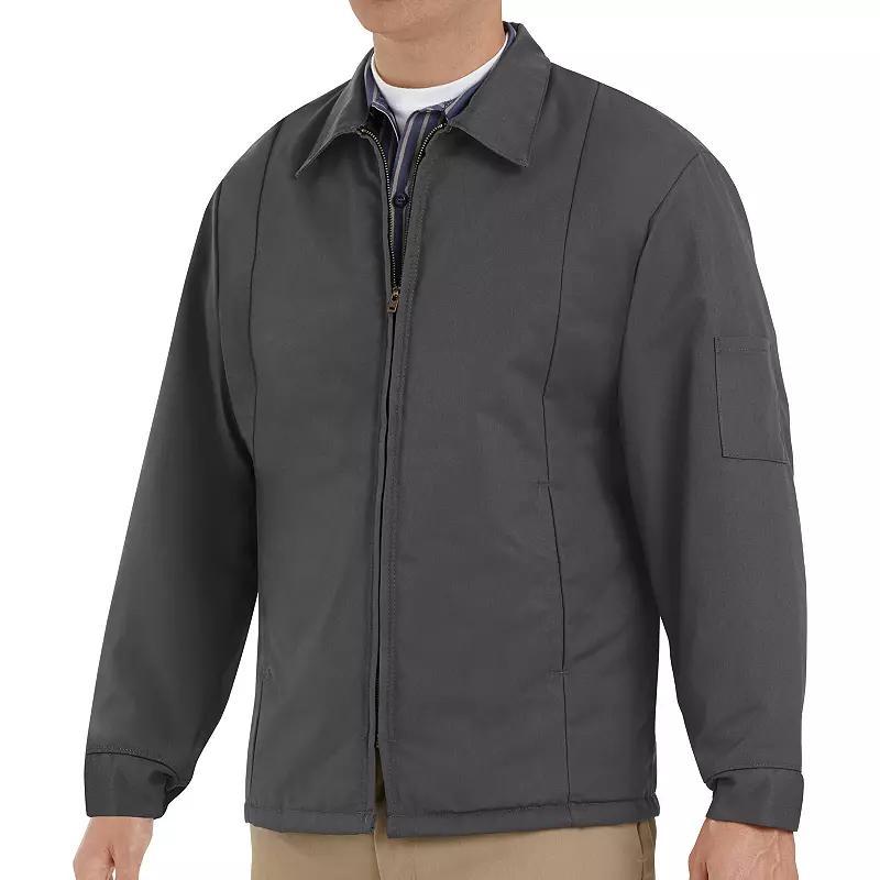 Mens Red Kap Perma-Lined Panel Jacket Green Green Product Image