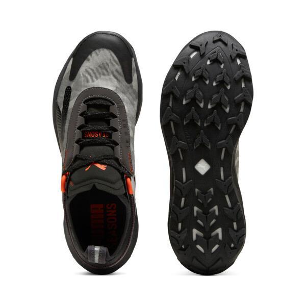 PUMA SEASONS Voyage NITROâ¢ 3 GORE-TEXÂ® Men's Trail Running Shoes in Dark Coal/Flame Flicker Product Image