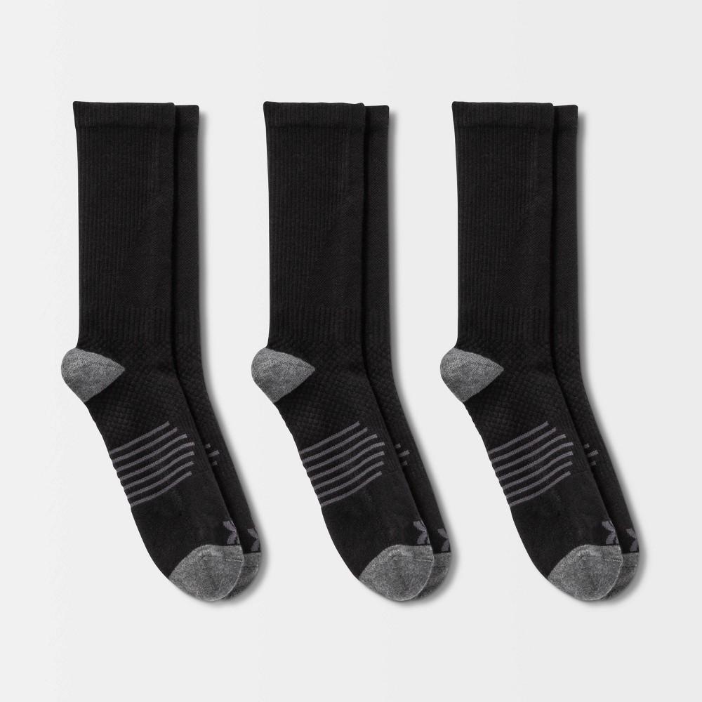 Mens Striped Arch Crew Socks 3pk - All In Motion 6-12 Product Image