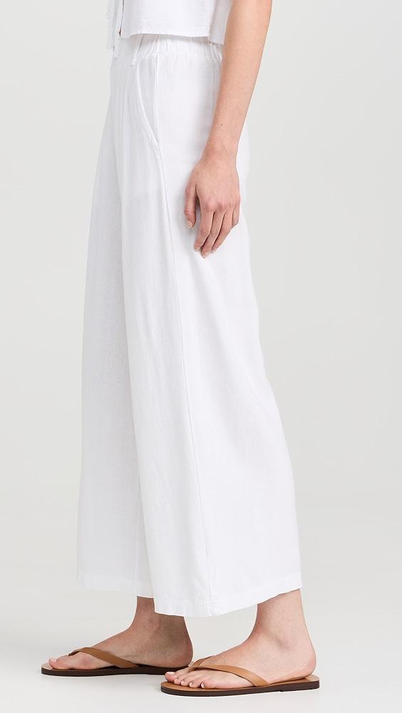 Stateside Linen Cropped Pull On Trousers | Shopbop Product Image