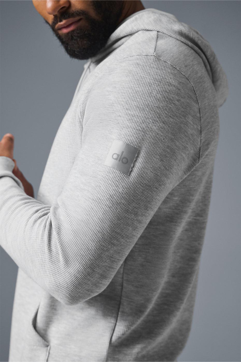 Micro Waffle Fast Break Hoodie - Athletic Heather Grey Male Product Image