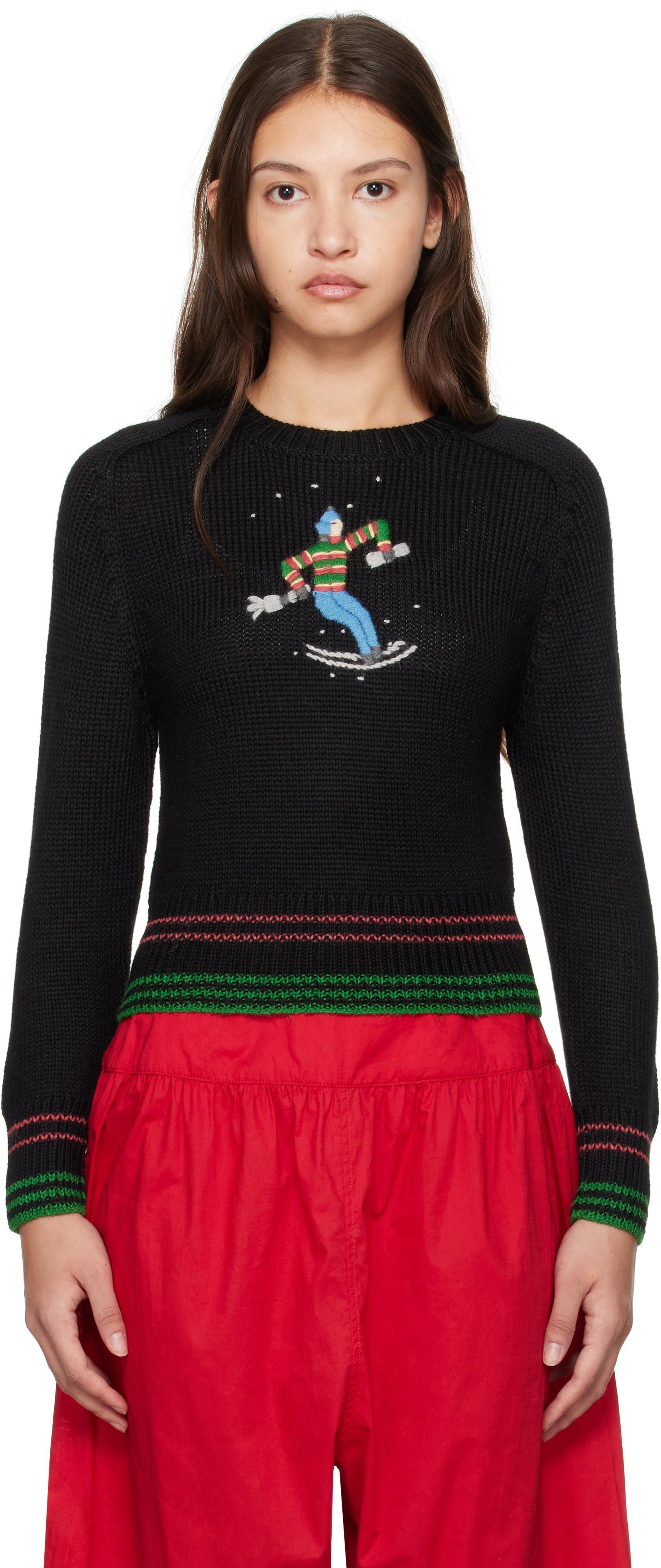 Black Ski Run Sweater Product Image