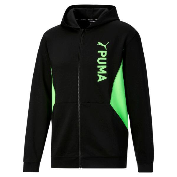 PUMA Fit Double Knit Men's Full-Zip Hoodie Product Image