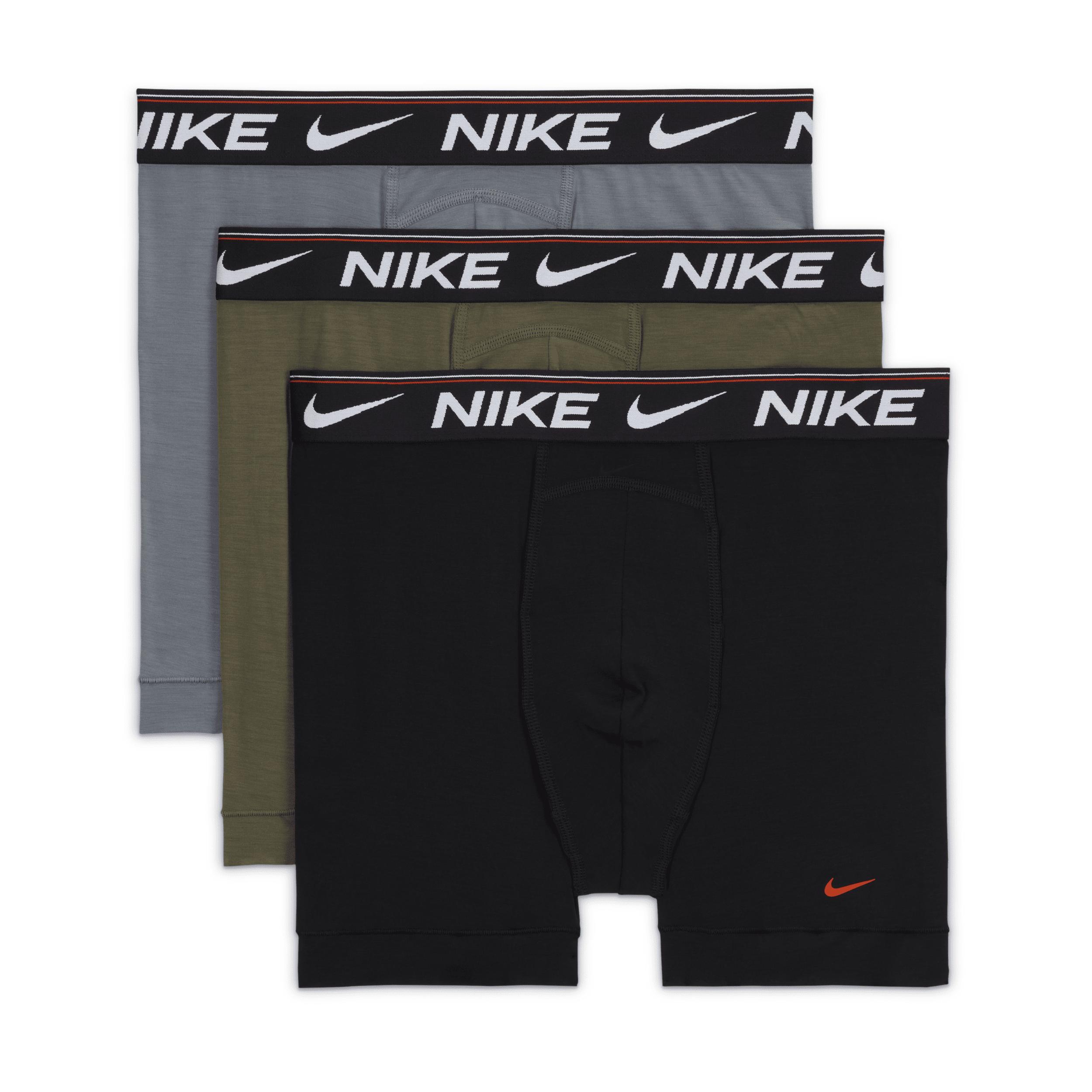 Nike Mens Dri-FIT Ultra Comfort Boxer Briefs (3-Pack) Product Image