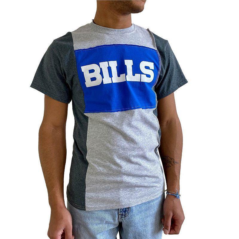 Mens Heathered Gray Buffalo Bills Split T-shirt Product Image