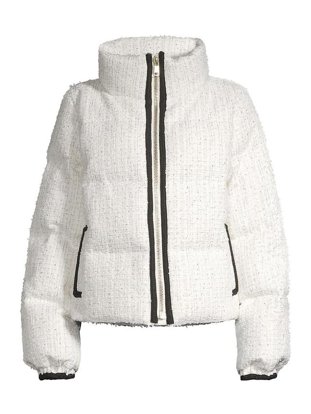 Womens Kensington Tweed Puffer Jacket Product Image