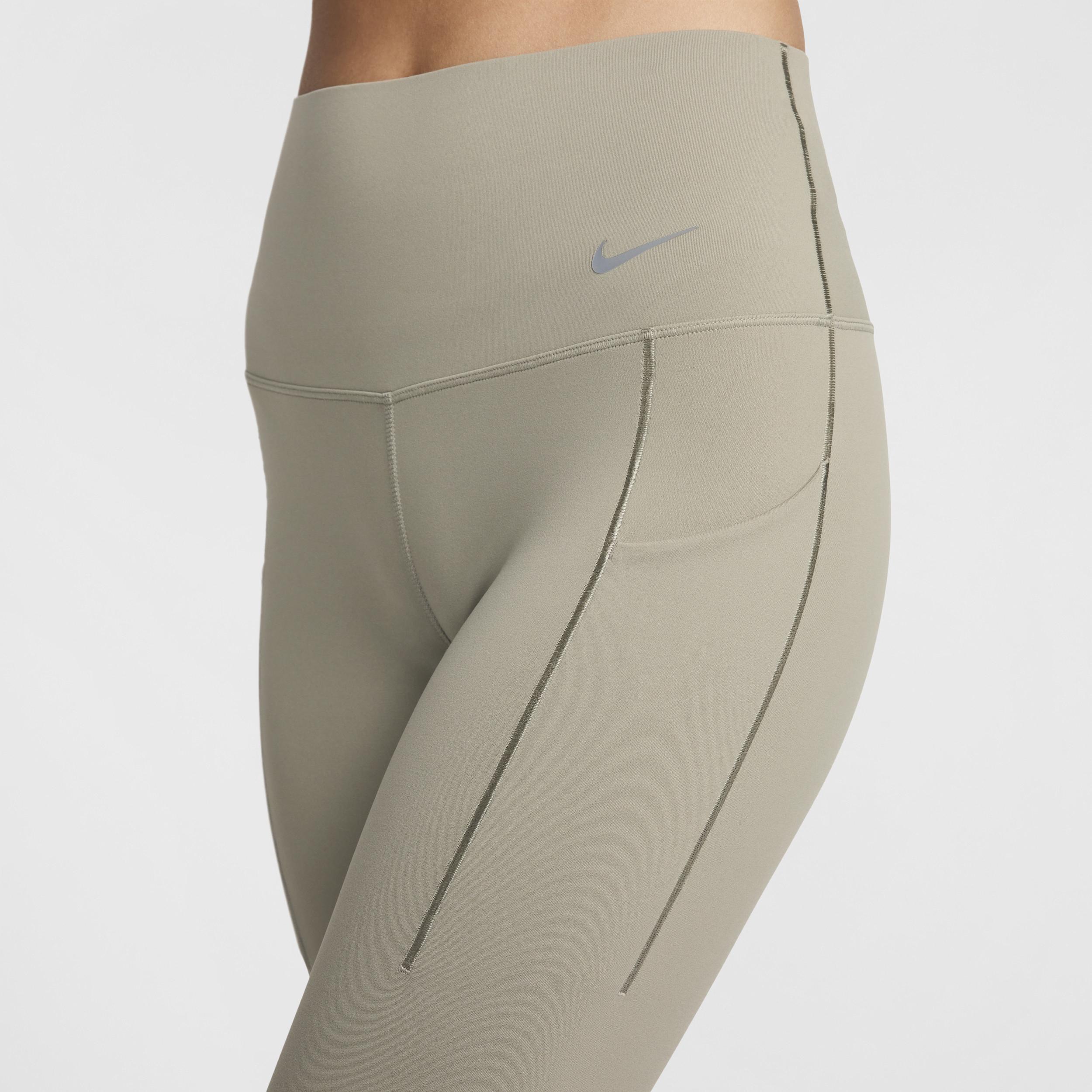 Nike Womens Nike Universal High Rise DF 7/8 Tight - Womens Light Army/Black Product Image