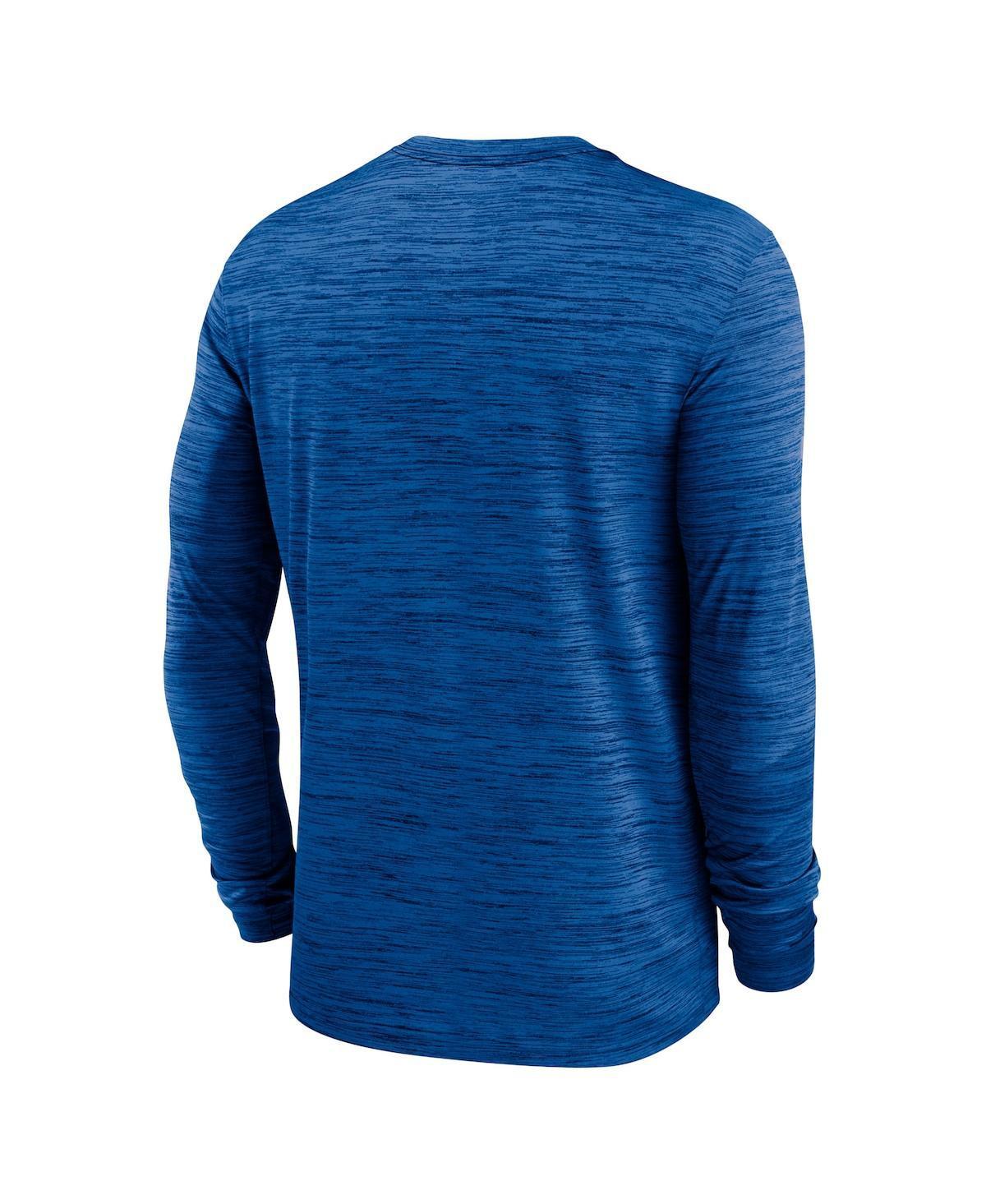 NIKE Men's  Royal Buffalo Bills Sideline Team Velocity Performance Long Sleeve T-shirt Product Image