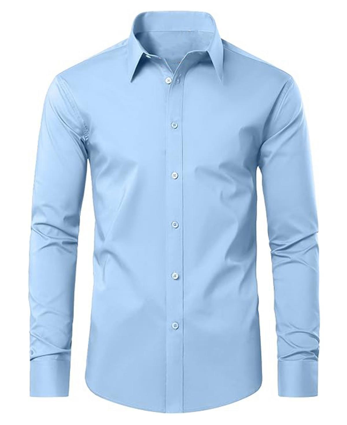 Blue Ice Mens Long Sleeve Classic Dress Shirt Product Image