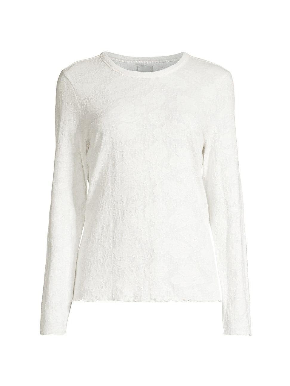 NIC+ZOE Lace Knit Top Product Image