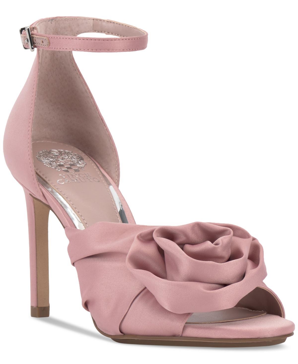 Vince Camuto Womens Adaline Flower High Heel Dress Sandals Product Image